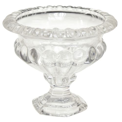 Floristik24 Glass goblet in vintage style Ø13cm H11cm
