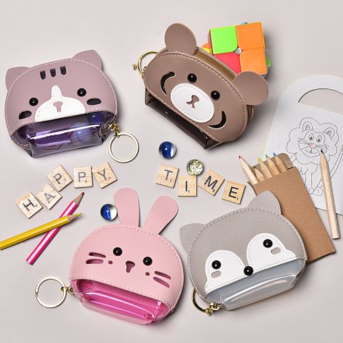 Product Keyring wallet children's purse 11cm 4 pcs