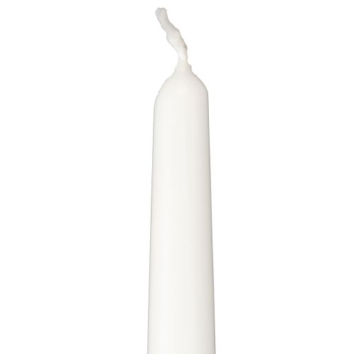 Product Tapered candles 250/23 candles white 12 pieces