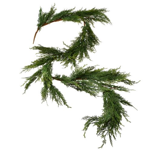 Fir garland Thuja with fruits decorative hanger green L175cm