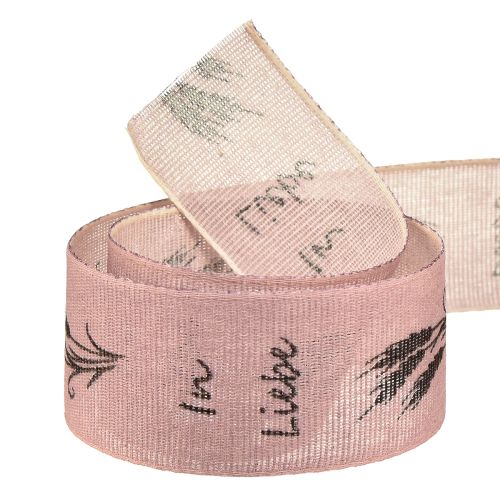 Product Mourning Ribbon Purple In Love Cotton Ribbon Width 40mm 15m