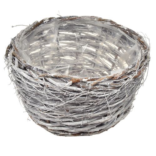 Product Rustic wicker basket set – 3 sizes (40cm, 33cm, 26cm) – Ideal for decoration and storage in country style – Set of 3