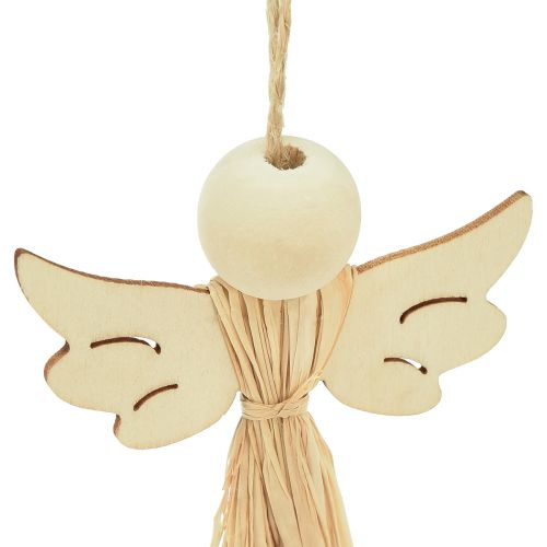 Product Christmas angel Christmas tree decoration angel raffia 11cm 12pcs