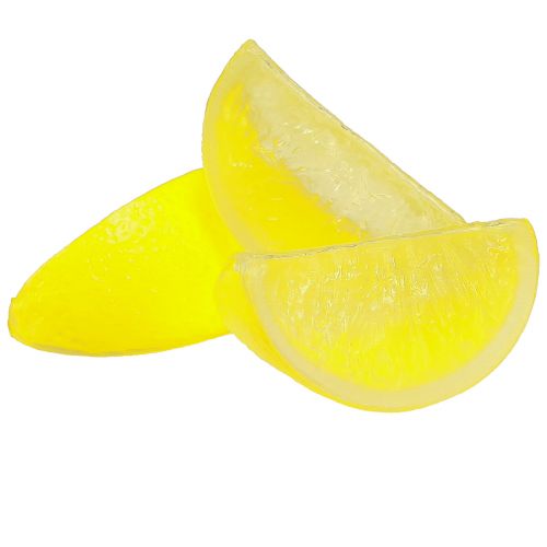 Product Lemon Decoration Artificial Lemon Slices 7×3.5×3cm 48pcs