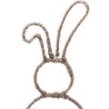 Floristik24 Easter bunny decoration decorative plug rabbit metal natural H36cm 4pcs