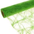 Floristik24 Deco fleece Sizoweb table runner apple green 30cm 5m