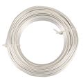 Floristik24 Aluminum wire aluminum wire 3mm jewelry wire white-silver matt 500g