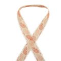 Floristik24 Decorative ribbon rainforest cotton ribbon orange 30mm 15m