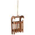 Floristik24 Decorative sleigh brown winter decoration made of wood 30x18x12cm