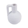 Floristik24 Decorative vase white mini flower vase with handle H15cm