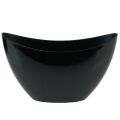 Floristik24 Decorative bowl black oval plant boat 24x9.5cmx14.5cm