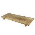Floristik24 Decorative tray wooden board with base mango wood 80x6x27,5cm