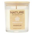 Floristik24 Scented candle in glass natural wax Wenzel candles magnolia 85×70mm