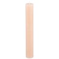 Floristik24 Solid coloured candles table candles apricot 34x240mm 4 pcs