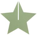 Floristik24 Felt decoration star to stand Christmas decoration felt green H62cm