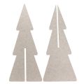 Floristik24 Felt Christmas tree fir tree decoration fir beige H80cm