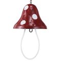 Floristik24 Feeding station metal fly agaric for hanging red white 25,5cm