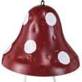 Floristik24 Feeding station metal fly agaric for hanging red white 25,5cm