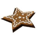 Floristik24 Gingerbread stars 4.5cm to glue 12pcs