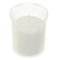 Floristik24 Refill candles for grave lights white 22h H6.5cm 15pcs