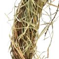 Floristik24 Natural wreath vine wreath with hay brown green natural Ø40cm