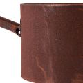 Floristik24 Plant pot metal planter rust pan decoration Ø20cm H11cm