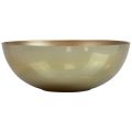 Floristik24 Decorative bowl gold bowl plastic matt gloss Ø20cm H7cm
