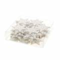 Floristik24 Scatter decoration snowflake glitter white 5cm 48p