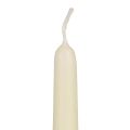 Floristik24 Taper candles stick candles white ivory 250/23mm 12pcs