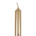 Floristik24 Christmas candles, stick candles, Christmas cream, 25 cm, 4 pieces