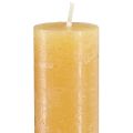 Floristik24 Taper candles colored honey 34x300mm 4 pcs