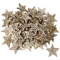 Floristik24 Scatter decoration wooden stars Christmas natural Ø4cm 72 pcs