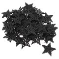 Floristik24 Scatter decoration black stars Christmas wood Ø4cm 72 pcs