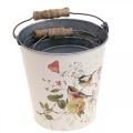 Floristik24 Planter bucket metal with handle Ø14/11.5/9.5cm set of 3