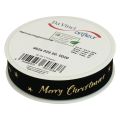 Floristik24 Gift ribbon Christmas ribbon black velvet ribbon 25mm 20m