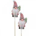 Floristik24 Decorative gnome Santa Claus decorative plugs Christmas 10cm 4pcs