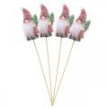 Floristik24 Decorative gnome Santa Claus decorative plugs Christmas 10cm 4pcs