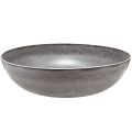 Floristik24 Stylish matte grey bowl 3 pieces - 37 cm - textured surface, versatile for decorations