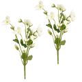 Floristik24 Christmas roses artificial flowers white Christmas decoration 37cm 2pcs