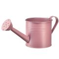 Floristik24 Decorative watering can pink metal planter Ø13.5cm H12.5cm