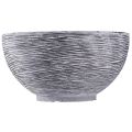 Floristik24 Decorative bowl round plant bowl grey black Ø35cm H18cm