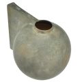 Floristik24 Decorative vase ceramic antique look bronze grey 30×20×24cm