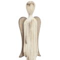 Floristik24 Angel wooden figure Christmas white washed H46cm 2pcs