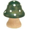 Floristik24 Wooden Mushrooms Decorative Mushrooms Wooden Mini Toadstools Mint Green 4cm 12pcs