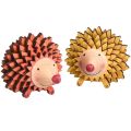 Floristik24 Hedgehog decoration wooden figure autumn orange yellow 8×7×6cm 4pcs