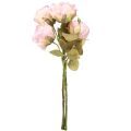 Floristik24 Artificial Roses Silk Flowers Pink L44cm 4 pcs