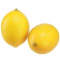 Floristik24 Artificial Lemons Decoration Fruit Ø4.5cm H6.5cm 12 pcs