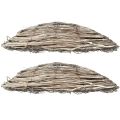 Floristik24 Planting boat rattan vines natural white 40x13cm 2pcs