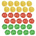 Floristik24 Rattan ball orange yellow green rattan ball Ø3cm 30pcs