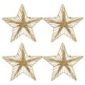 Floristik24 Star wrapped with jute Christmas decoration rustic 20cm 4 pieces